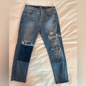 7 For All Mankind Jeans - High Waist Boyfriend fit